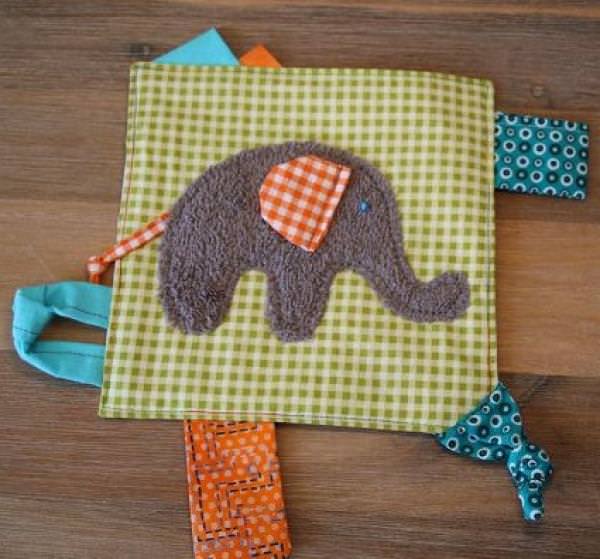 Knistertuch Elefant
